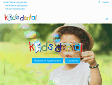 Tablet Screenshot of coloradokidsdental.com